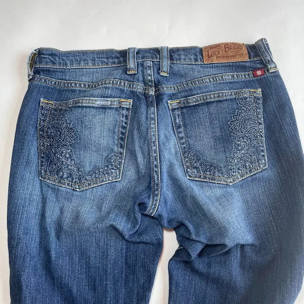 Vintage Lucky Brand Low Rise Flare Jeans Size 2